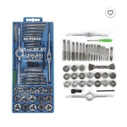 Taraudes et filières 40 pièces